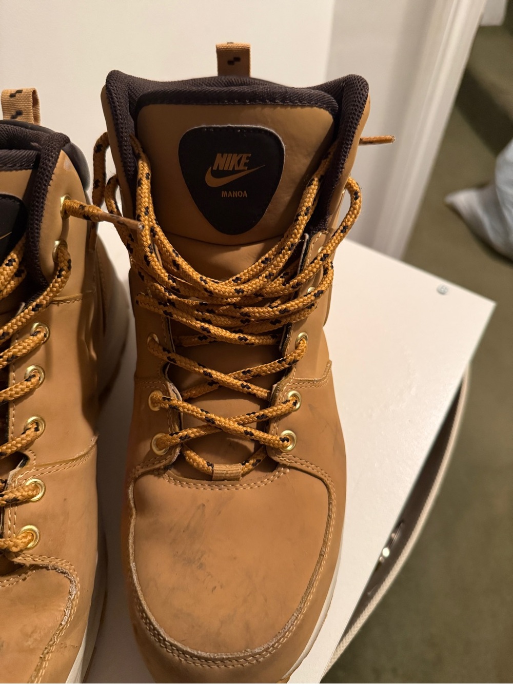 Nike Men's Manoa Leather Lace Up Boot View 4